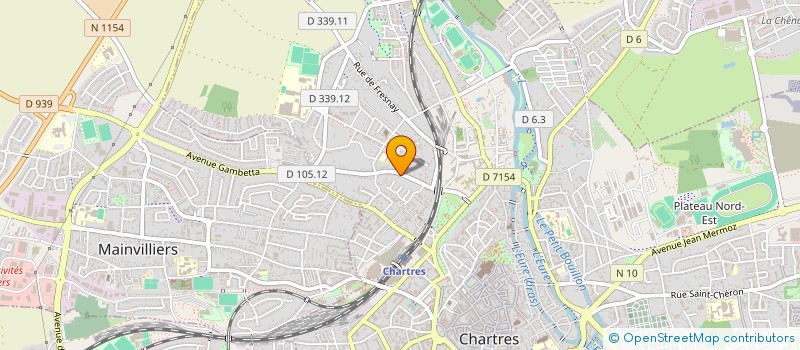 localisation de l'entreprise ETIENNE ECO-PAYSAGISTE à CHARTRES