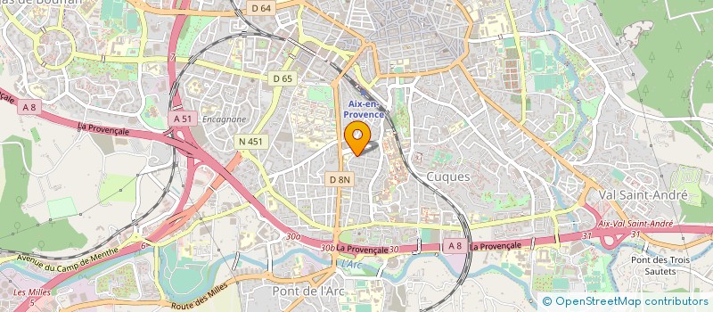 localisation de l'entreprise ETIENNE ET ASSOCIES à AIX-EN-PROVENCE