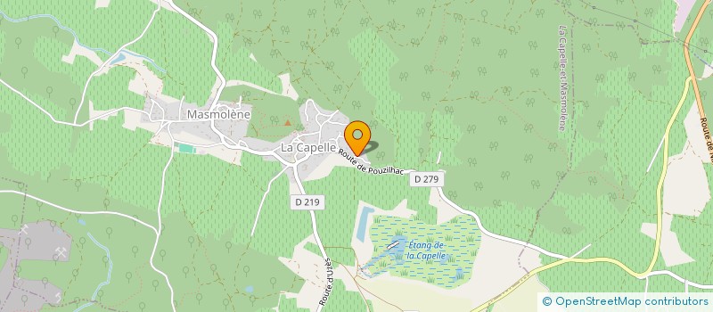 localisation de l'entreprise ETIENNE ETANCHEITE  LA CAPELLE-ET-MASMOLENE