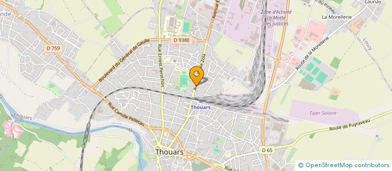 localisation de l'entreprise ETIENNE GUERIN  THOUARS