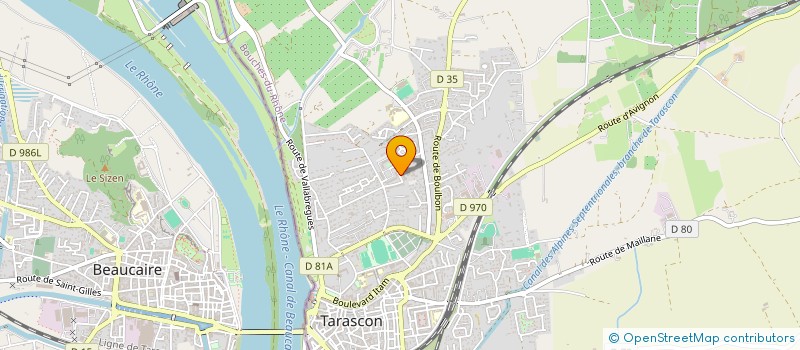 localisation de l'entreprise ETIENNE INVEST  TARASCON