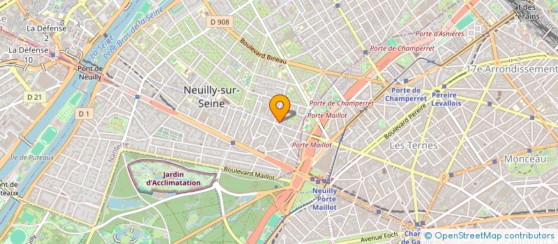 localisation de l'entreprise ETIENNE JULIEN à NEUILLY-SUR-SEINE