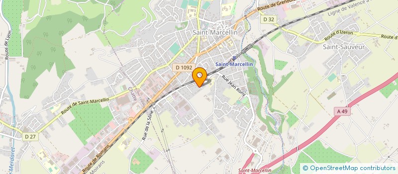 localisation de l'entreprise ETIENNE LAURENT SERVICE à SAINT-MARCELLIN
