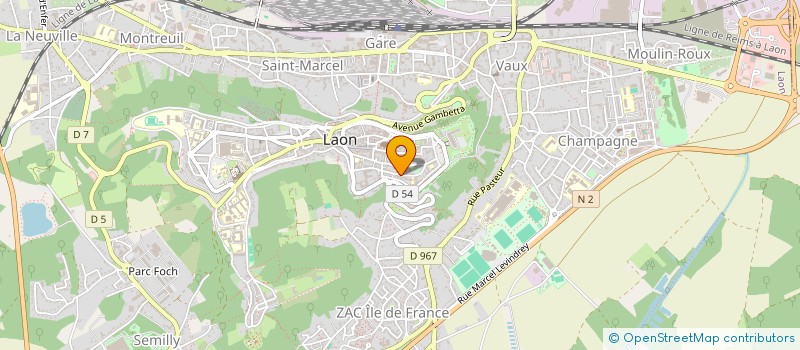 localisation de l'entreprise ETIENNE-LOPEZ à LAON