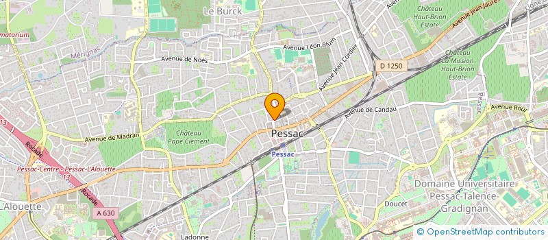 localisation de l'entreprise ETIENNE MARCEL  PESSAC