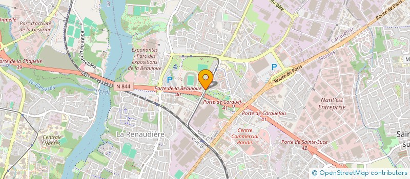 localisation de l'entreprise ETIENNE POURCHER - CONSEIL ET STRATEGIE  NANTES