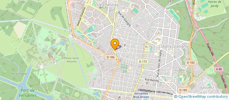 localisation de l'entreprise ETIENNE TECHNIQUES DU FROID à LE CHESNAY-ROCQUENCOURT