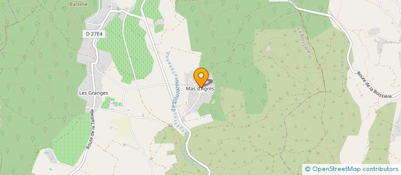 localisation de l'entreprise ETIENNE TEISSEDRE  LA BOISSIERE