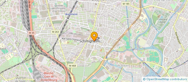 localisation de l'entreprise ETIENNE & VINS SAS à SCHILTIGHEIM