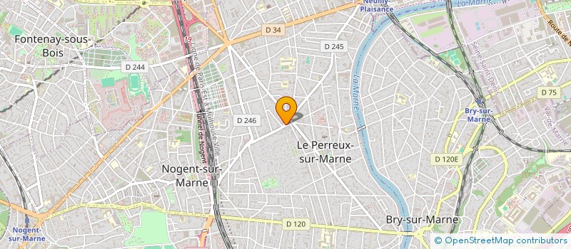localisation de l'entreprise ETIENNEY PHARMA  LE PERREUX-SUR-MARNE