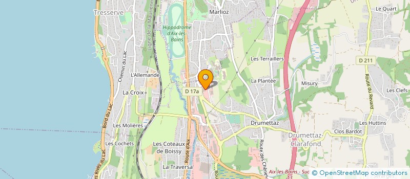 localisation de l'entreprise ETIGRAPH à DRUMETTAZ-CLARAFOND