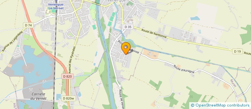 localisation de l'entreprise ETIGRAV31 à VENERQUE