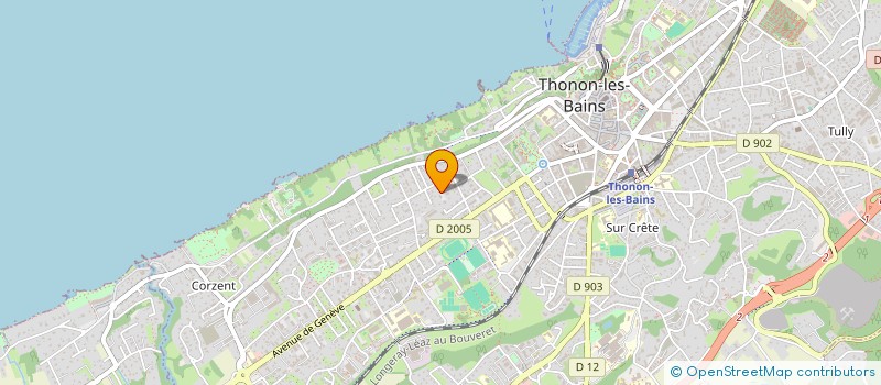 localisation de l'entreprise ETIGUARD à THONON-LES-BAINS