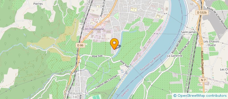 localisation de l'entreprise ETIK AUTO à TOURNON-SUR-RHONE