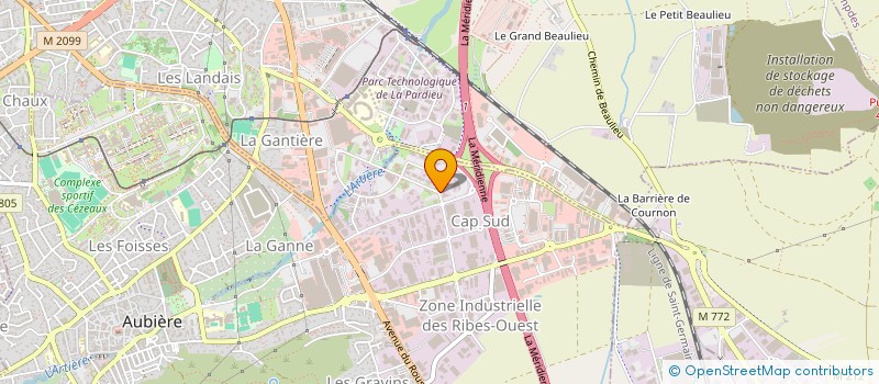 localisation de l'entreprise ETIK IMMOBILIER  CLERMONT-FERRAND