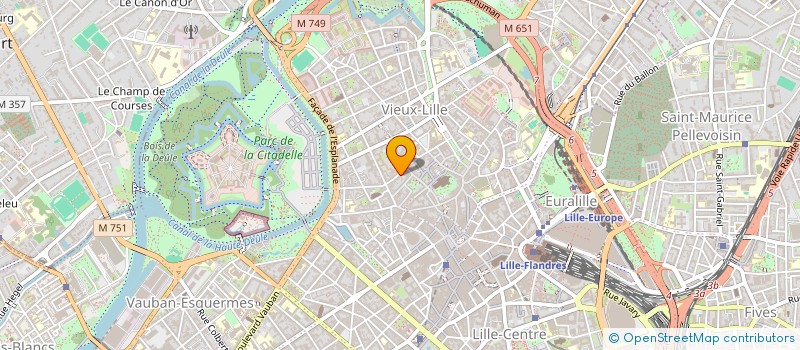 localisation de l'entreprise ETIK INVESTISSEMENT à LILLE
