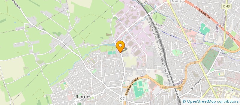 localisation de l'entreprise ETIKALL à RIORGES