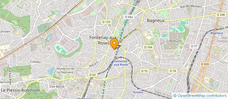 localisation de l'entreprise ETIKAR à FONTENAY-AUX-ROSES