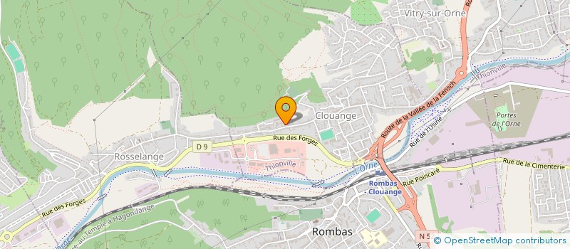 localisation de l'entreprise ETIKI à CLOUANGE