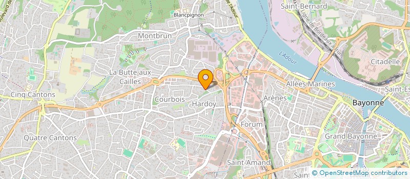 localisation de l'entreprise ETIKOA BOULANGERIE à BAYONNE