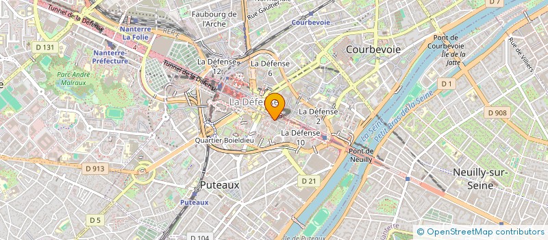 localisation de l'entreprise ETIKTECH à NEUILLY-SUR-SEINE