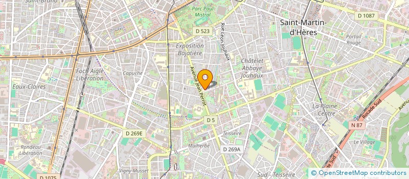localisation de l'entreprise ETILA  GRENOBLE
