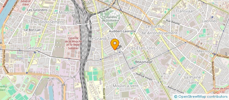 localisation de l'entreprise ETILESUM L'EXPERIENCE DE LA CREATION à LYON