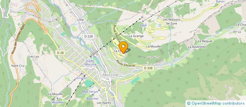 localisation de l'entreprise ETILOUNE  MORZINE