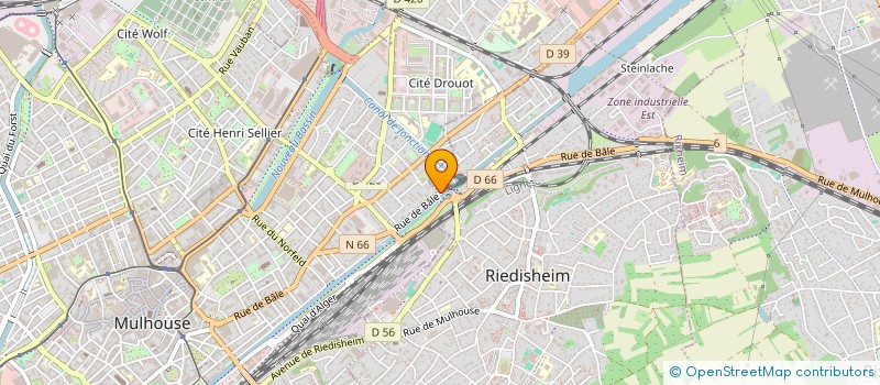 localisation de l'entreprise ETIM  RIEDISHEIM