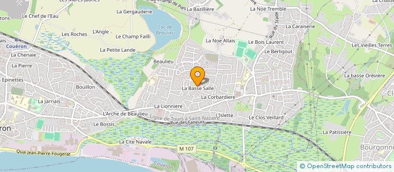 localisation de l'entreprise ETIM à COUERON