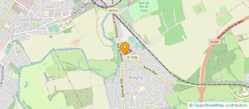 localisation de l'entreprise ETIM IMMOBILIER à METZ