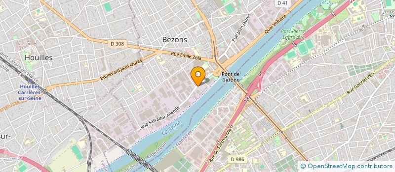 localisation de l'entreprise ETIM RENOVE à BEZONS