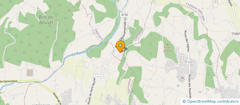 localisation de l'entreprise ETIMAT  GEYSSANS