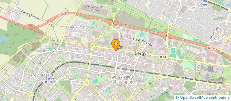 localisation de l'entreprise ETIMO  CERGY