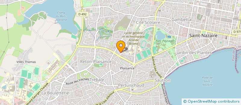 localisation de l'entreprise ETINC'ELLES  SAINT-NAZAIRE