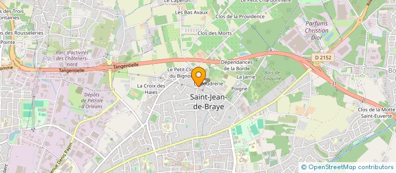 localisation de l'entreprise ETINC'ELLES à SAINT-JEAN-DE-BRAYE