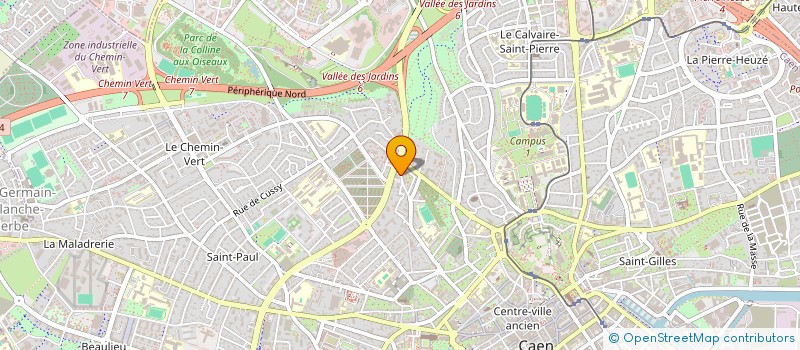 localisation de l'entreprise ETINCELE à CAEN