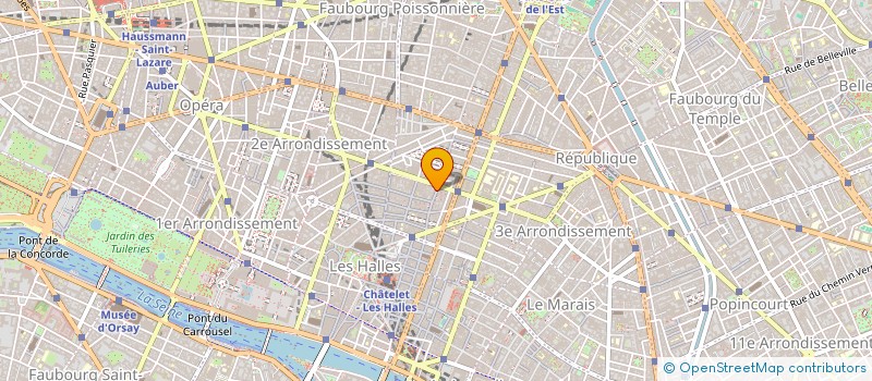 localisation de l'entreprise ETINCELLE à PARIS
