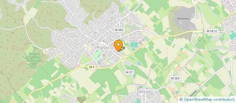 localisation de l'entreprise ETINCELLE à MONTARNAUD