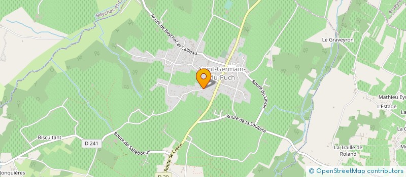 localisation de l'entreprise ETINCELLE  SAINT-GERMAIN-DU-PUCH