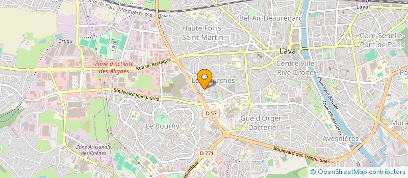 localisation de l'entreprise ETINCELLE 53 à LAVAL