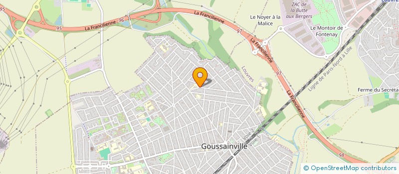 localisation de l'entreprise ETINCELLE à GOUSSAINVILLE