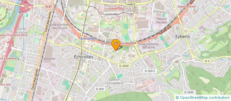 localisation de l'entreprise ETINCELLE à ECHIROLLES
