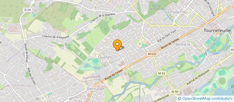 localisation de l'entreprise ETINCELLE  TOURNEFEUILLE