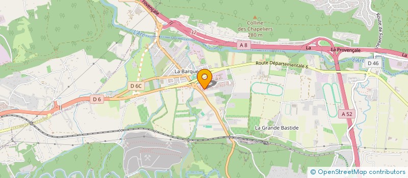 localisation de l'entreprise ETINCELLE  FUVEAU