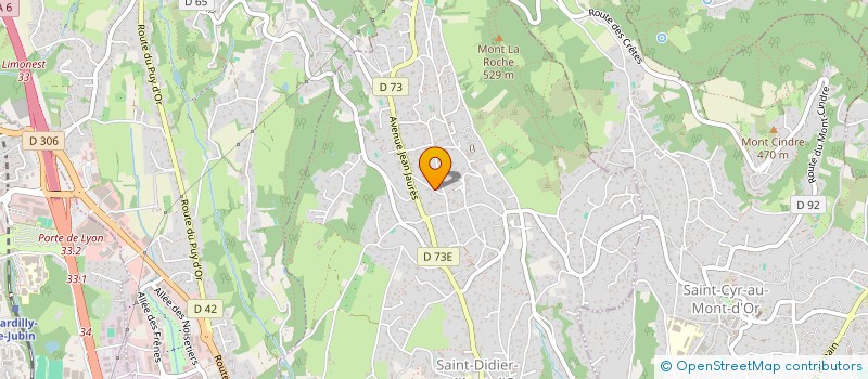 localisation de l'entreprise ETINCELLE  SAINT-DIDIER-AU-MONT-D'OR