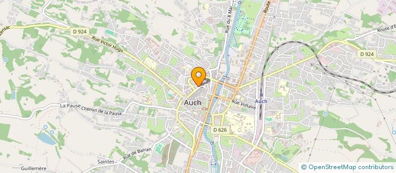 localisation de l'entreprise ETINCELLE à AUCH