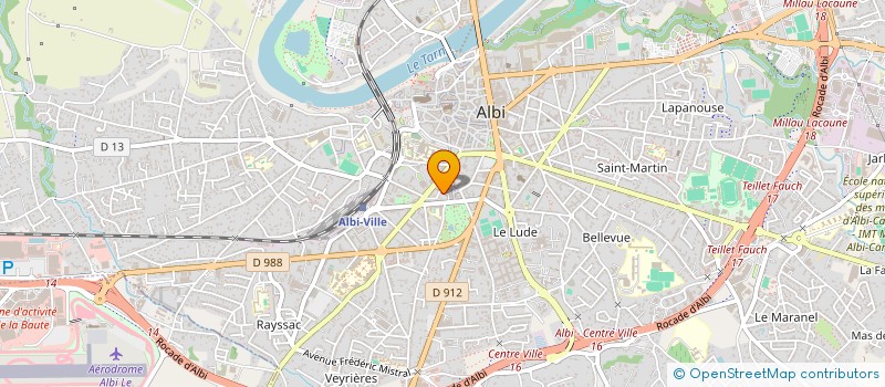 localisation de l'entreprise ETINCELLE COWORKING 81 à ALBI