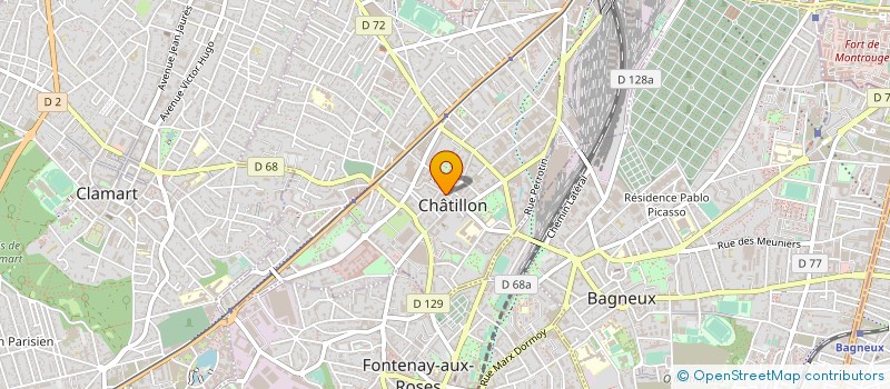 localisation de l'entreprise ETINCELLE DE GOURMANDISE à CHATILLON