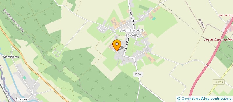 localisation de l'entreprise ETINCELLE & PATRIMOINE  BOUILLANCOURT-EN-SERY